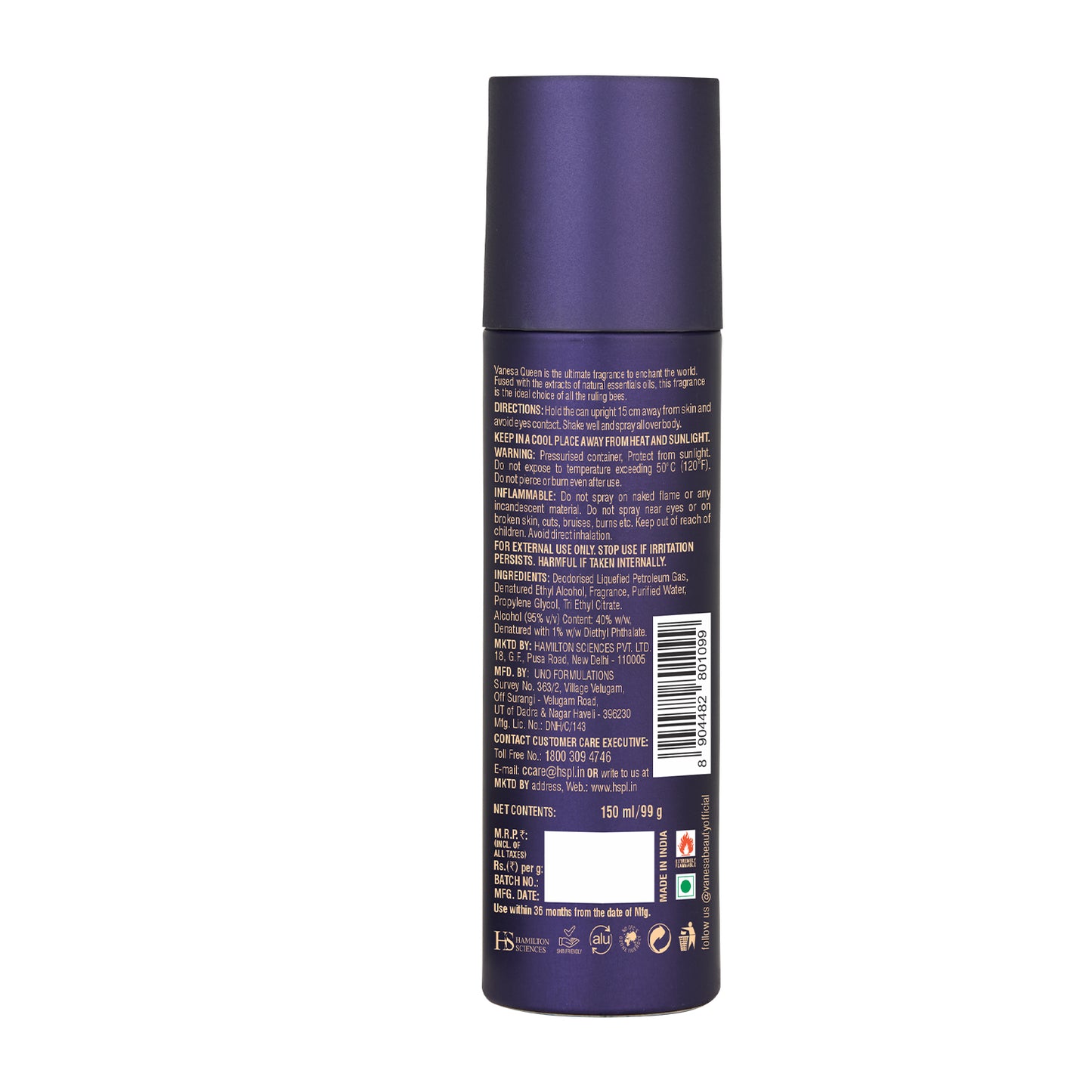 Vanesa Queen Deodorant 150ml