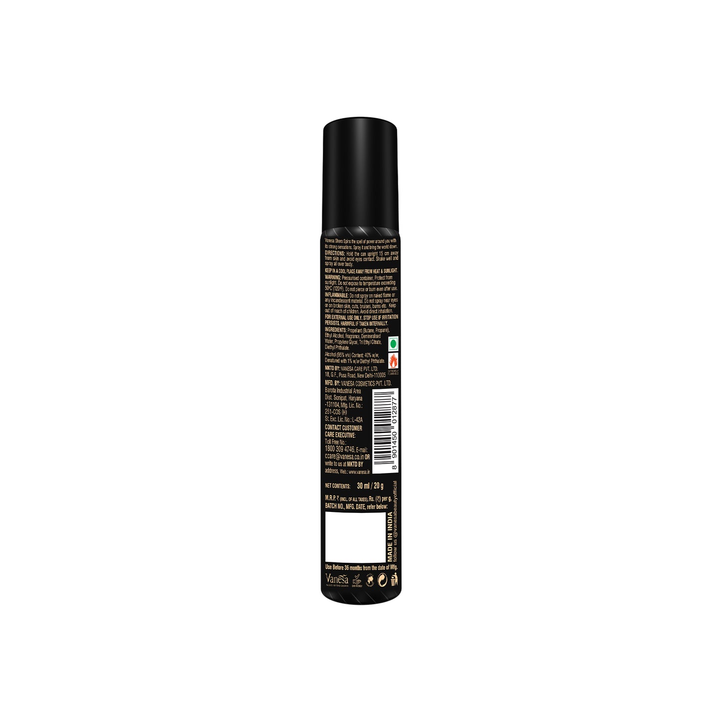 Shero Nano Deo Back Side