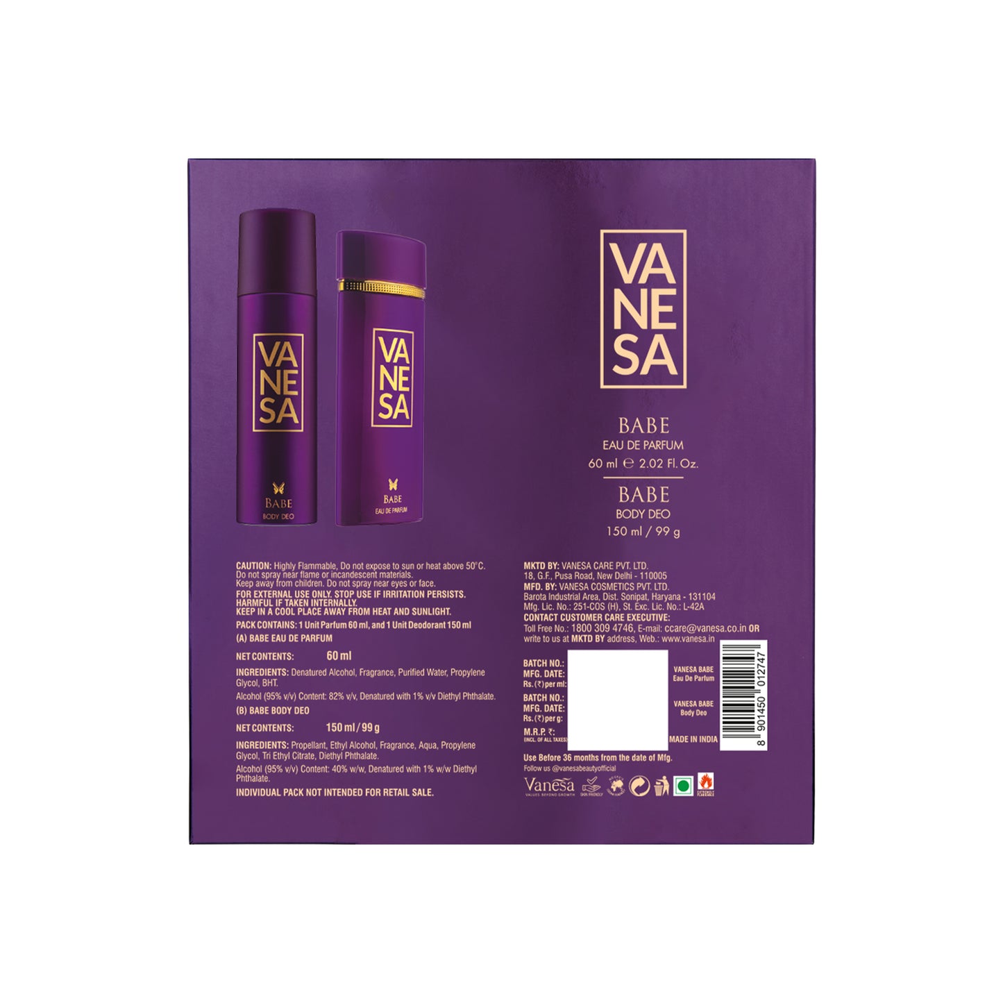 Babe Gift Pack - Back Side