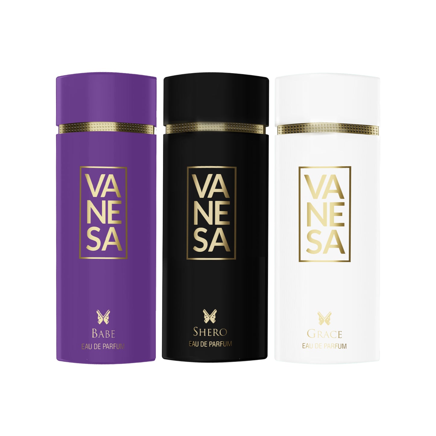 Vanesa Pack of 3 Perfume (Babe, Shero & Grace) - 60ml Each