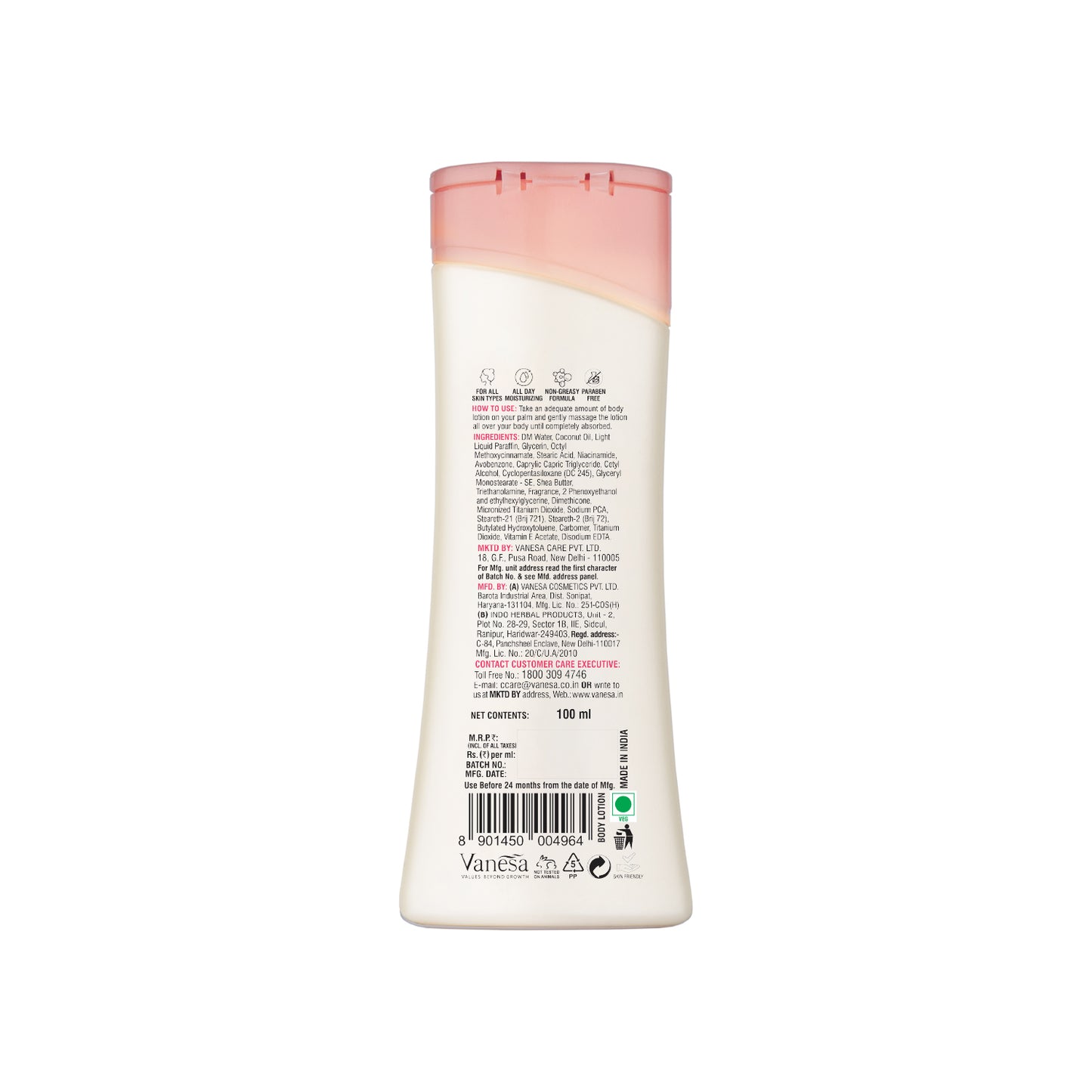 Vanesa Daily Radiance Body Lotion 100ml