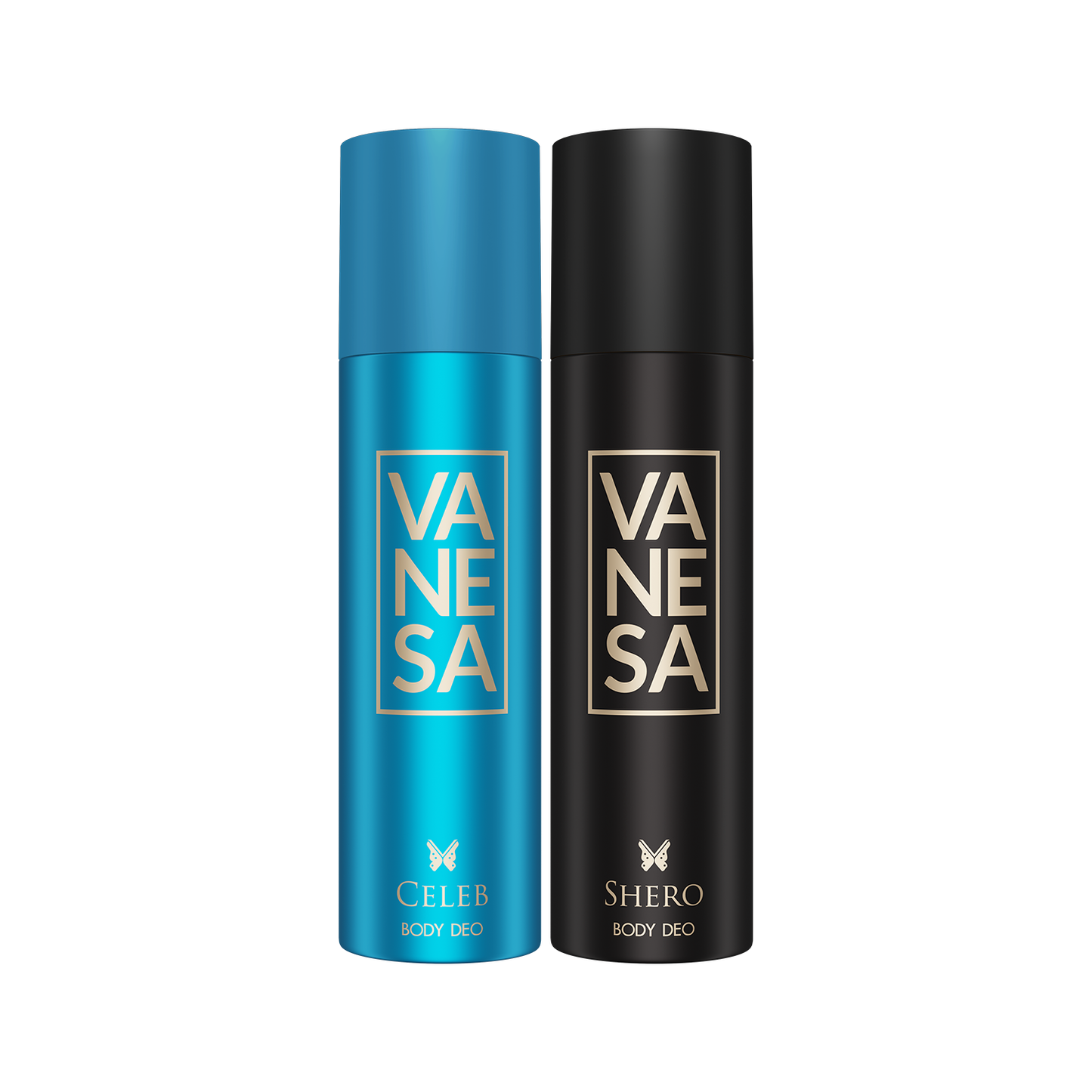Pack of 2 (Celeb+Shero) Body Deodorant 150ml Each|Vanesa