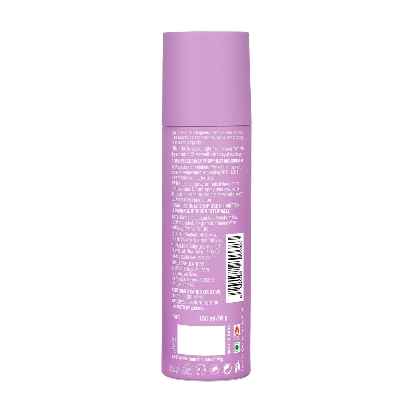 Stella Deodorant 150ml - Back Image