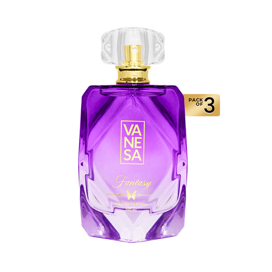 Vanesa Pack of 3 Fantasy Parfume - 100ml Each
