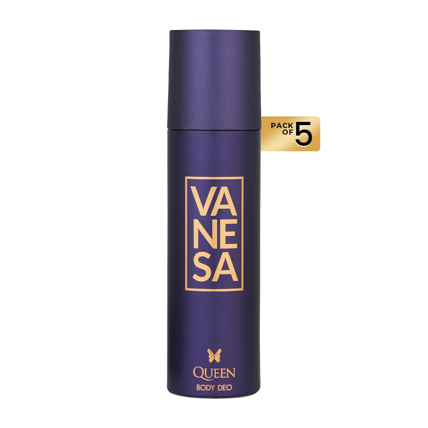 Vanesa Pack of 5 Queen Body Deodorant - 150ml Each