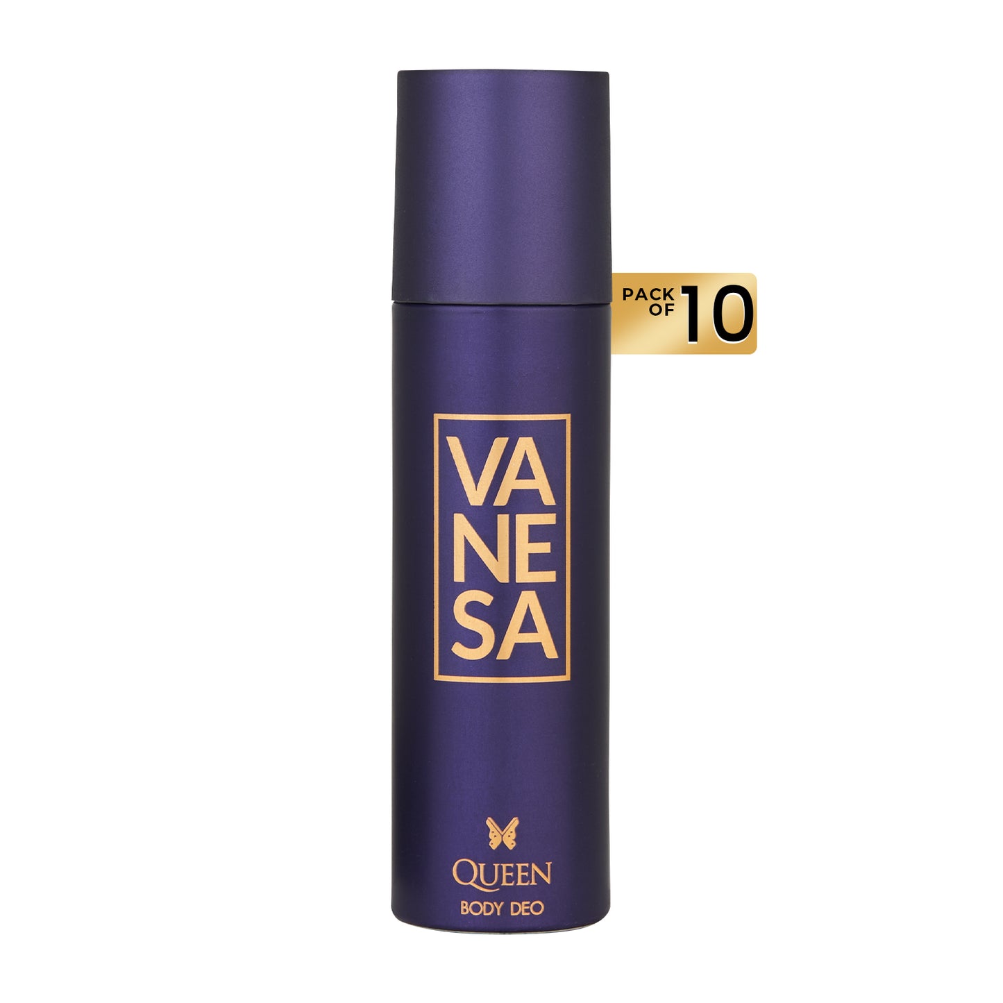 Vanesa Pack of 10 Queen Body Deodorant - 150ml Each
