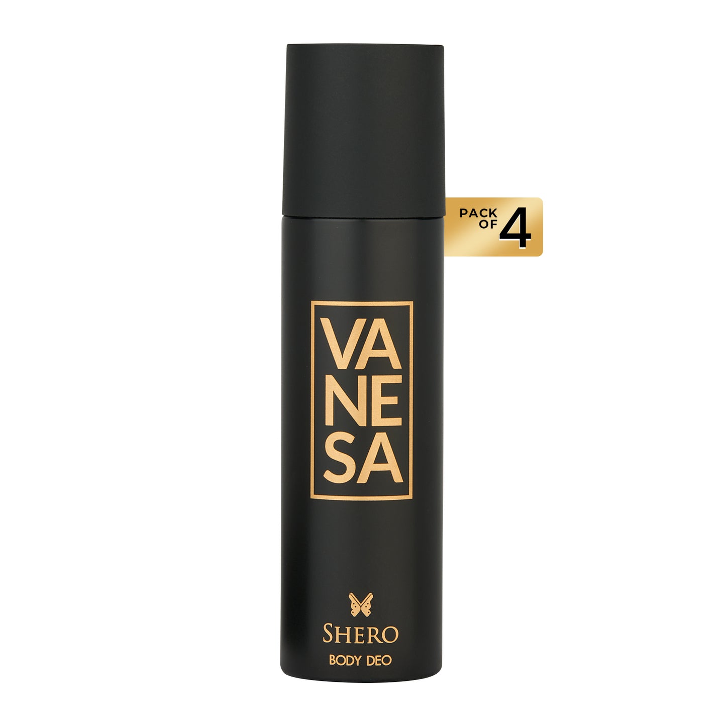Vanesa Pack of 4 Shero Body Deodorant - 150ml Each