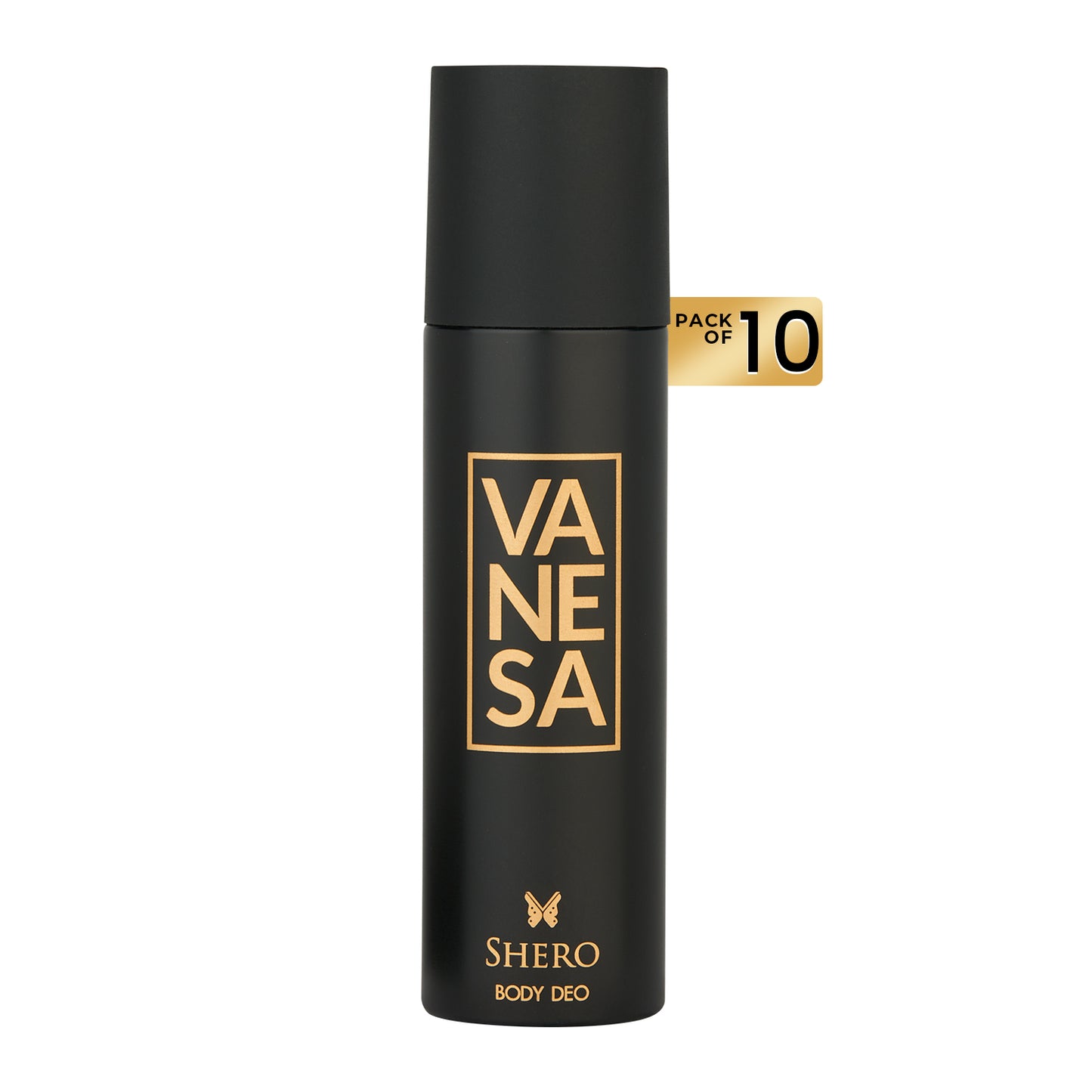 Vanesa Pack of 10 Shero Body Deodorant - 150ml Each
