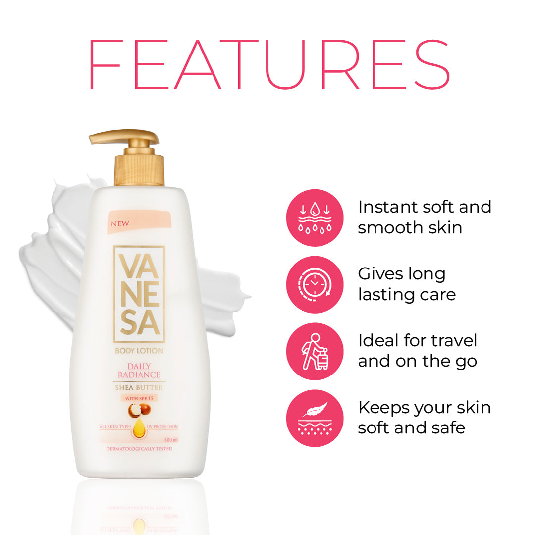 Vanesa Daily Radiance Body Lotion 400ml