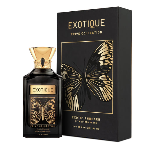 Exotique Prive Collection | Exotic Rhubarb With Spiced Peony Eau De Parfum | 100ml