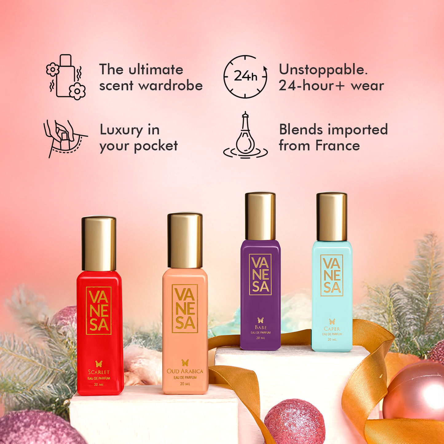 Vanesa Divine Perfume Gift Set - 4x20ML -SALE