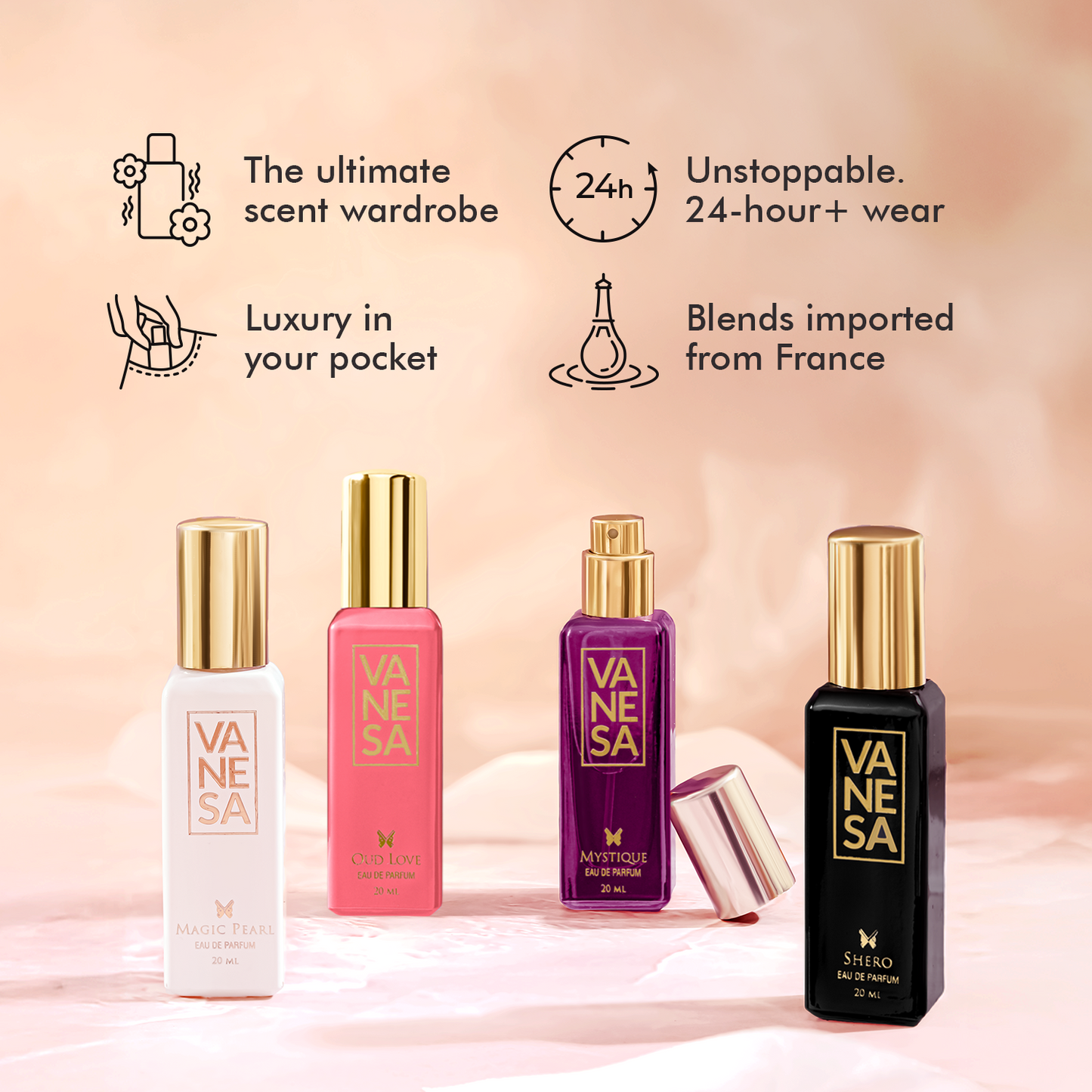 Vanesa Intense Perfume Gift Set - 4X20ML