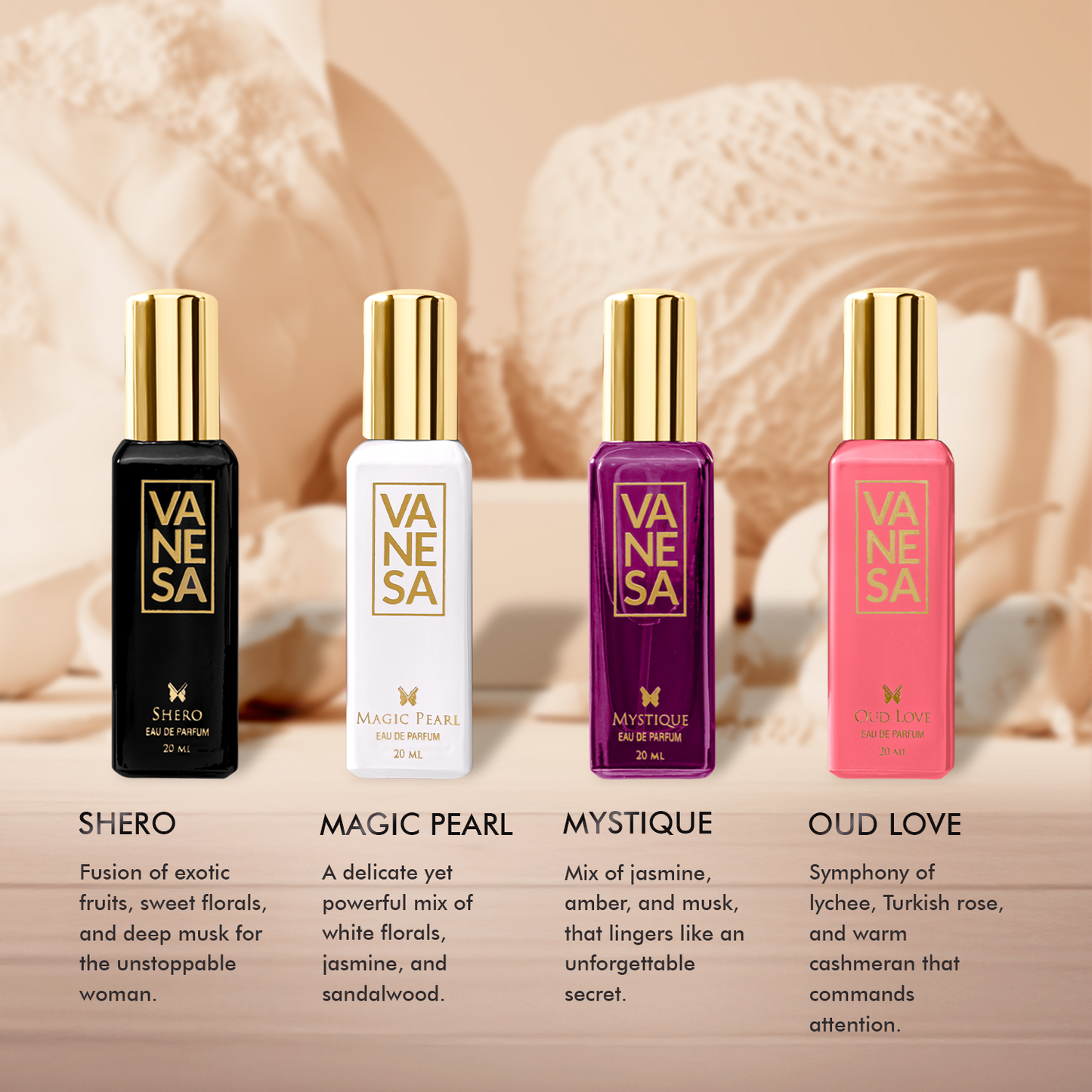 Vanesa Intense Perfume Gift Set - 4X20ML