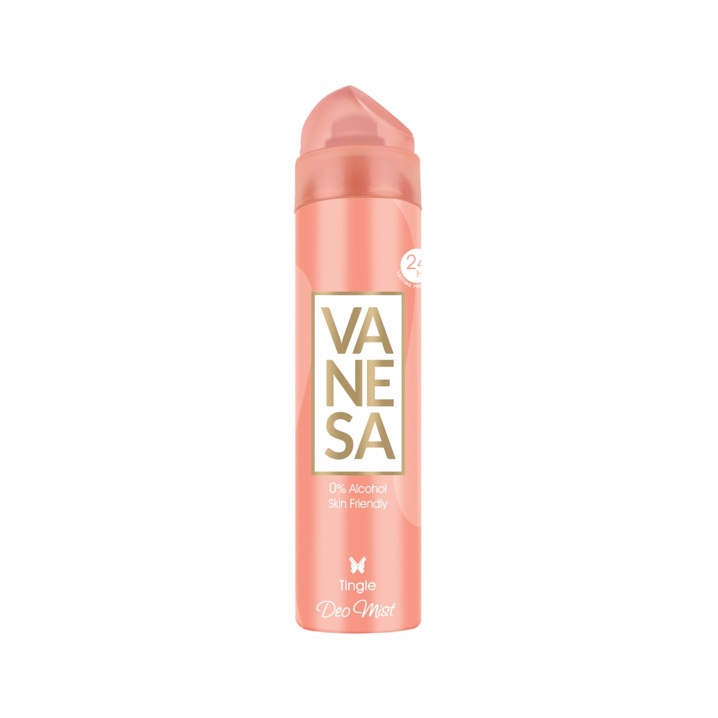 Vanesa Tingle Deo Mist, 0% Alcohol | Skin Friendly | 24 hours Lasting Protection | 150 ml | For Women