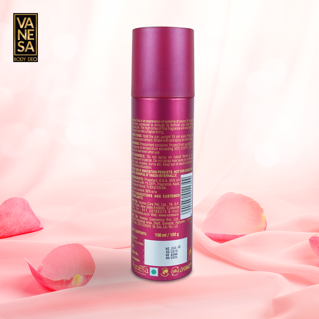 Vanesa Diva Body Deodorant | 150 ml