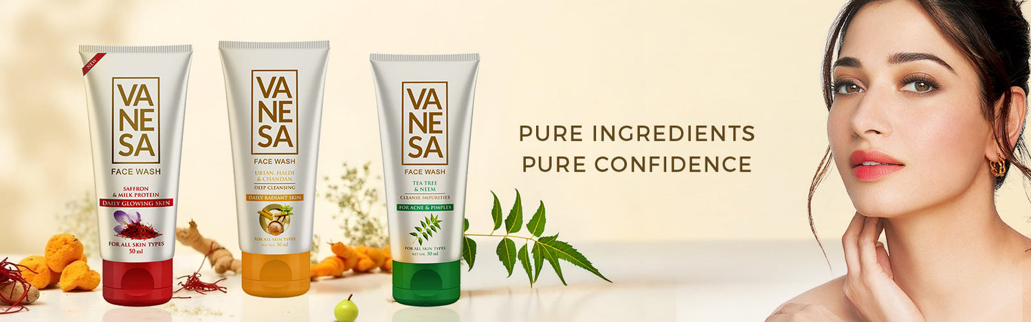 Vanesa Face Wash Banner