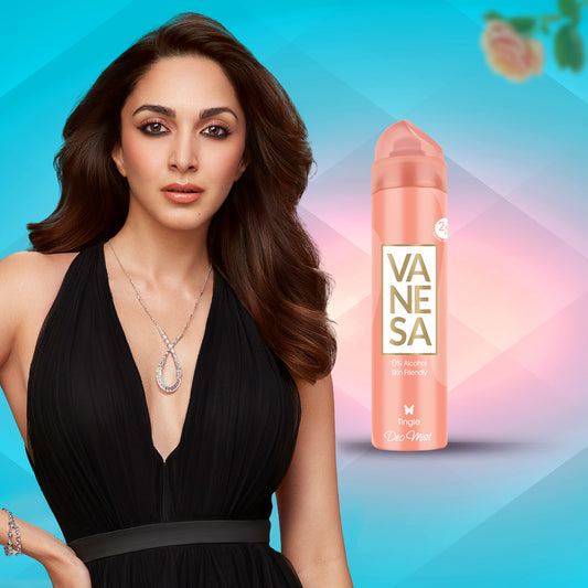 Vanesa Pack of 3 Tingle Deo Mist - 150 ml Each