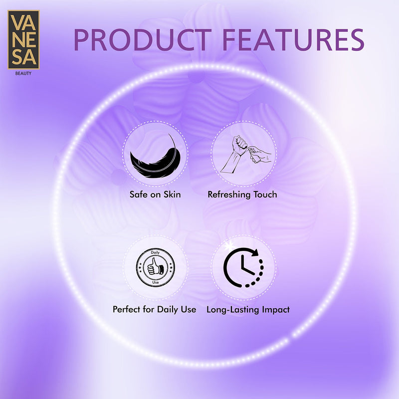 Vanesa Mystique Eau De Parfum | Long Lasting Fragrance Perfume | Skin Friendly  | For Women | 50 ml each | Pack of 2 |  Free Body Wash 200 ml