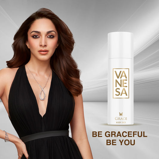 Vanesa Pack of 12 Grace Body Deodorant - 150ml Each