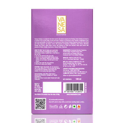 Vanesa Pack of 5 Fantasy Parfume - 100ml Each
