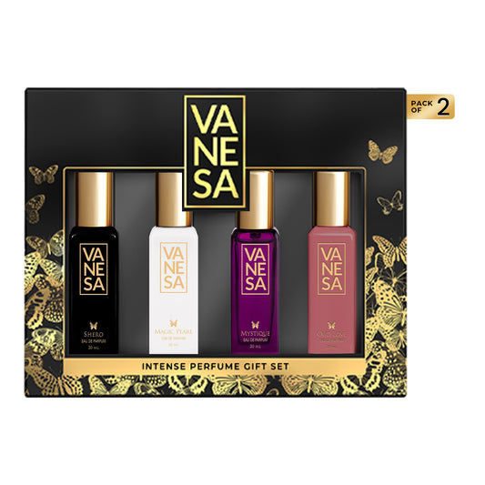 Pack of 2 Intense Perfume Gift Sets 4x20ml Each | VANESA