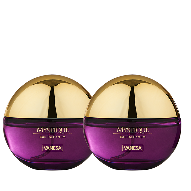 Vanesa Mystique Eau De Parfum | Long Lasting Fragrance Perfume | Skin Friendly  | For Women | 50 ml each | Pack of 2