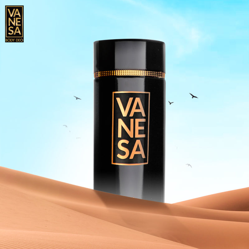 Vanesa Shero Eau De Parfum,60 ml + Smokey Eye Kajal, Jet black 0.3 g | Perfume + Kajal Combo | For Women