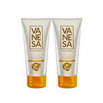 Vanesa Face Wash Ubtan, Haldi & Chandan | Deep Cleansing | For Daily Radiant Skin | All Skin Types | 50 ml | Pack of 2