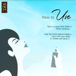 Vanesa Shero Eau De Parfum,60 ml + Smokey Eye Kajal, Jet black 0.3 g | Perfume + Kajal Combo | For Women