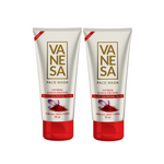 Vanesa Face Wash Saffron & Milk Protein | Enhance Skin Tone | For Daily Glowing Skin | All Skin types | 50 ml | Pack of 2