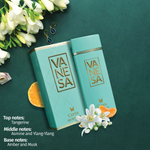 Vanesa Shero Eau De Parfum + Caper Eau De Parfum | Skin Friendly | Pack Of 2 | For Women | Free Body Lotion