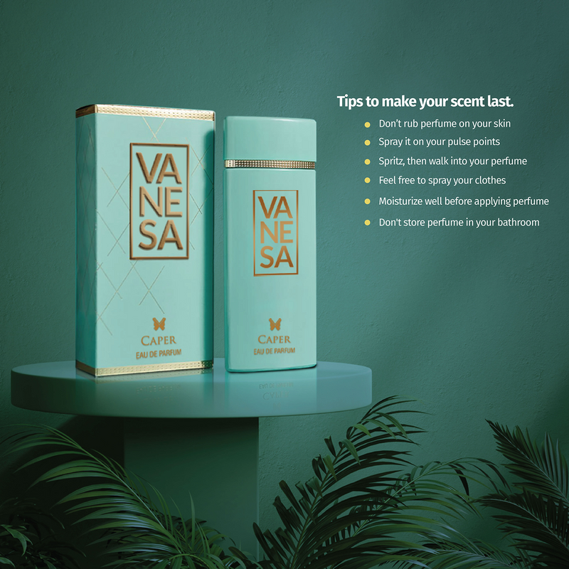 Vanesa Shero Eau De Parfum + Caper Eau De Parfum | Skin Friendly | Pack Of 2 | For Women | Free Body Lotion