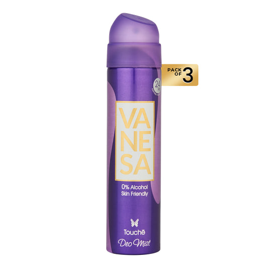 Vanesa Pack of 3 Touche Deo Mist - 150 ml Each