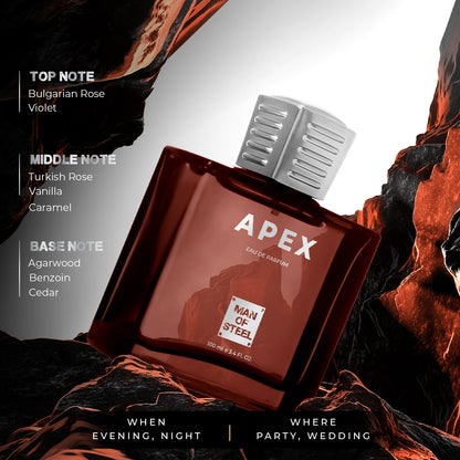Apex Perfume 100ml - Man of Steel