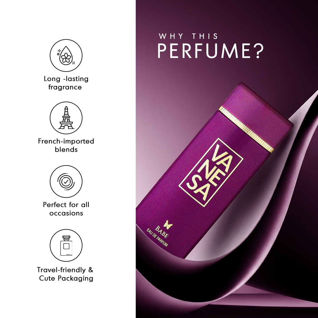 Vanesa Pack of 3 Babe Perfume - 60ml Each
