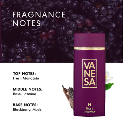 Vanesa Pack of 3 Babe Perfume - 60ml Each