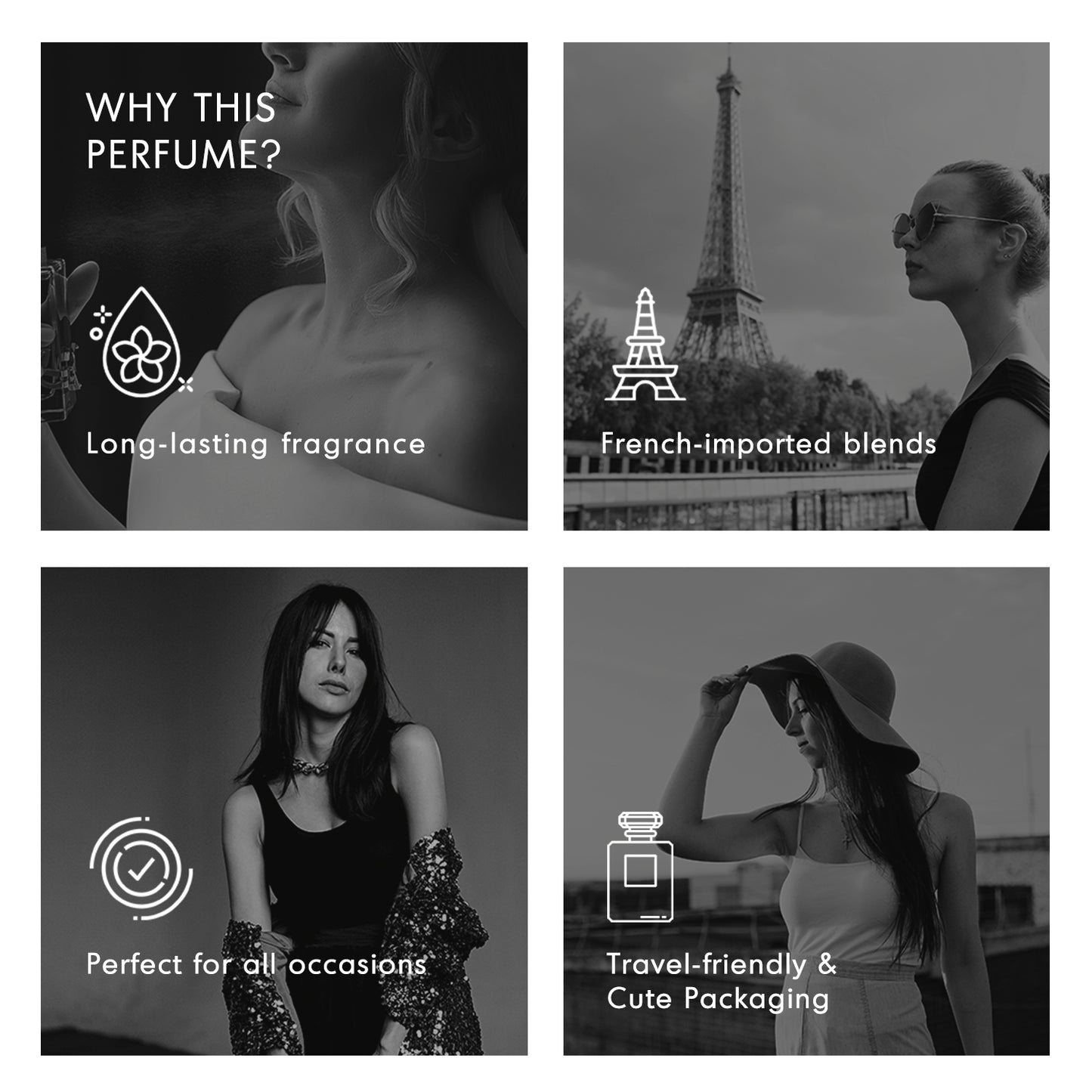 Vanesa Pack of 3 Shero Perfumes - 60ml Each