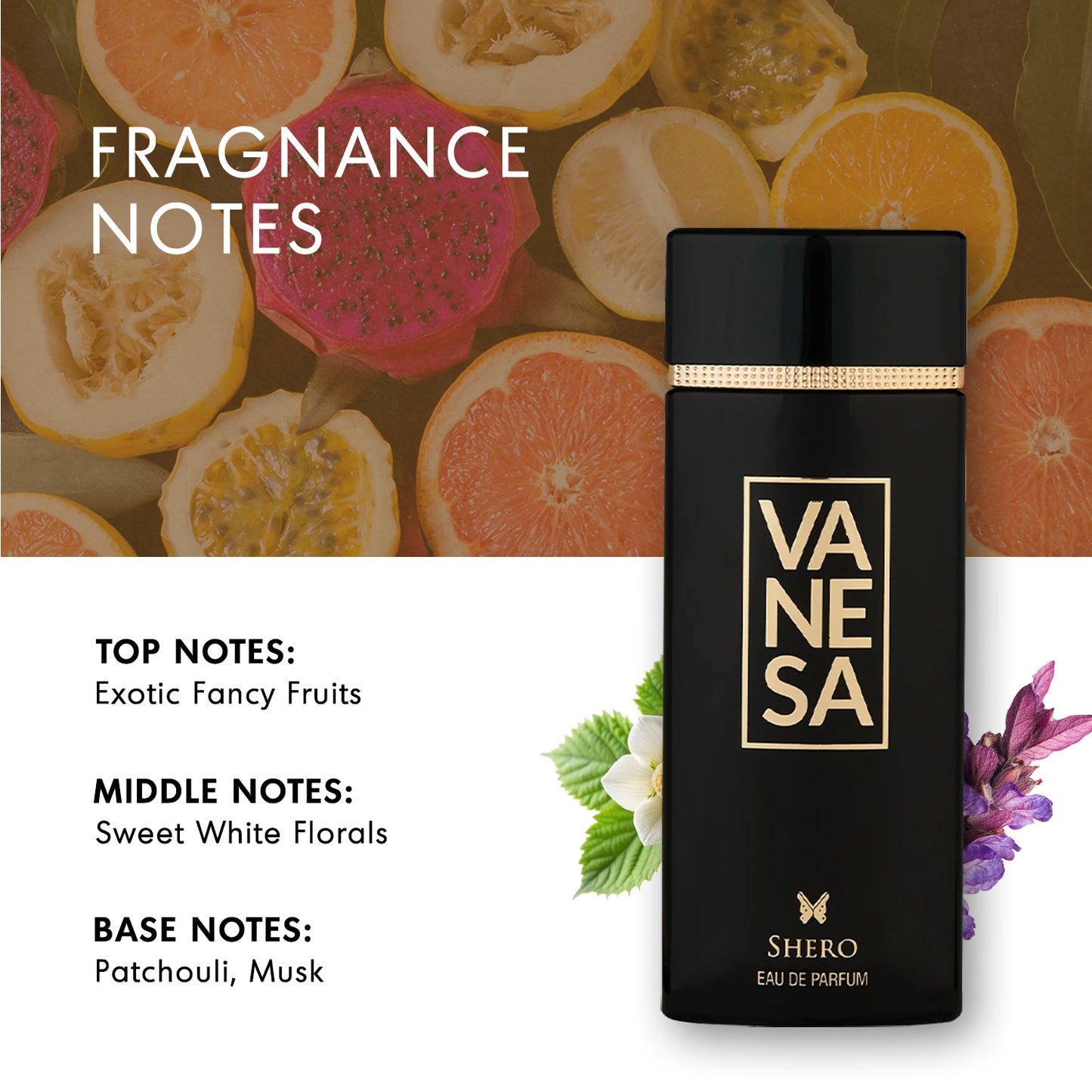 Vanesa Pack of 3 Shero Perfumes - 60ml Each