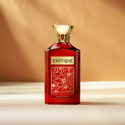 Exotique Prive Collection | Iconic Floramber with Cashmere Wood Eau De Parfum | 100ml