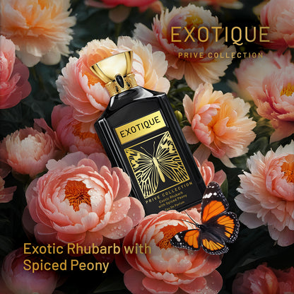 Exotique Prive Collection | Exotic Rhubarb With Spiced Peony Eau De Parfum | 100ml