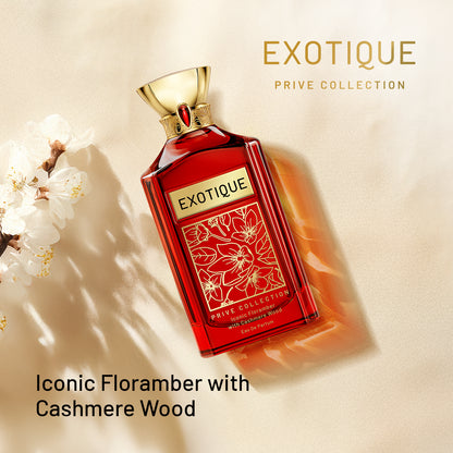 Exotique Prive Collection | Iconic Floramber with Cashmere Wood Eau De Parfum | 100ml