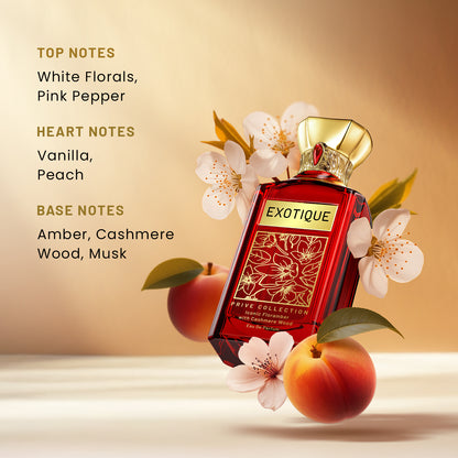 Exotique Prive Collection | Iconic Floramber with Cashmere Wood Eau De Parfum | 100ml