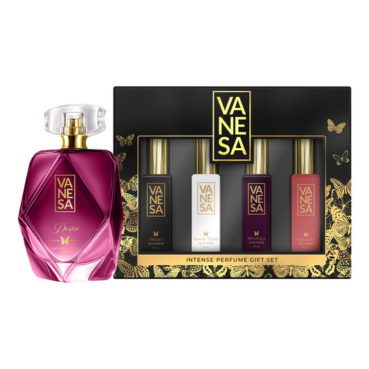 Vanesa Desire Perfume 100ml + Intense Gift Set 20mlx4