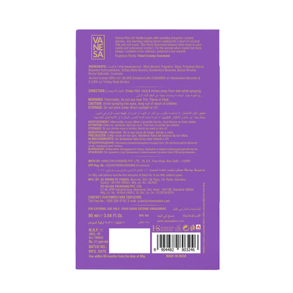 Fleur De Vanilla Perfume 90ml Back Image