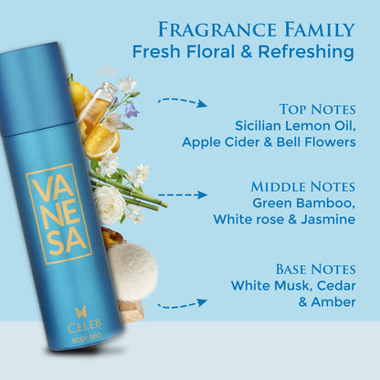 Celeb Deo 150ml - Notes