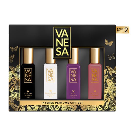 Pack of 2 Intense Perfume Gift Sets 4x20ml Each | VANESA