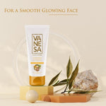 Vanesa Face Wash Ubtan, Haldi & Chandan | Deep Cleansing | For Daily Radiant Skin | All Skin Types | 50 ml | Pack of 2