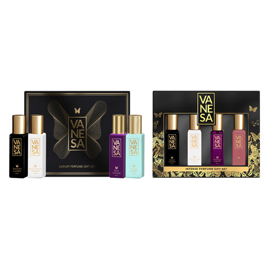 Pack of 2 Perfume Gift Sets (Luxury + Intense) - 4x20ml Each | VANESA