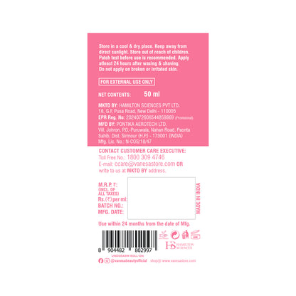 Vanesa Body Roll-On Pearl 50ml Back Image