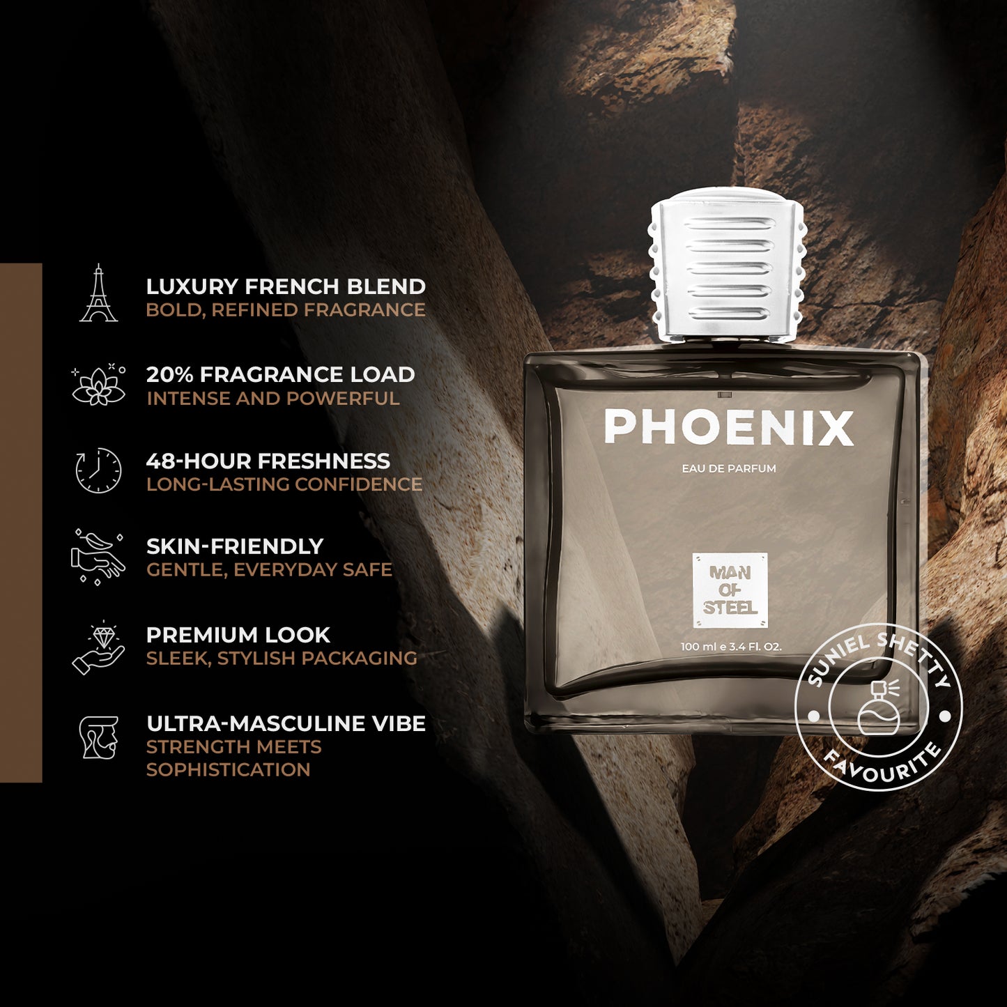 Phoenix Perfume 100ml - Man of Steel